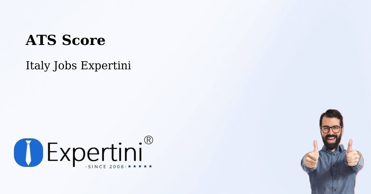 Resume ATS Score & Job Description Match Tool – Torretta - Italy Jobs Expertini