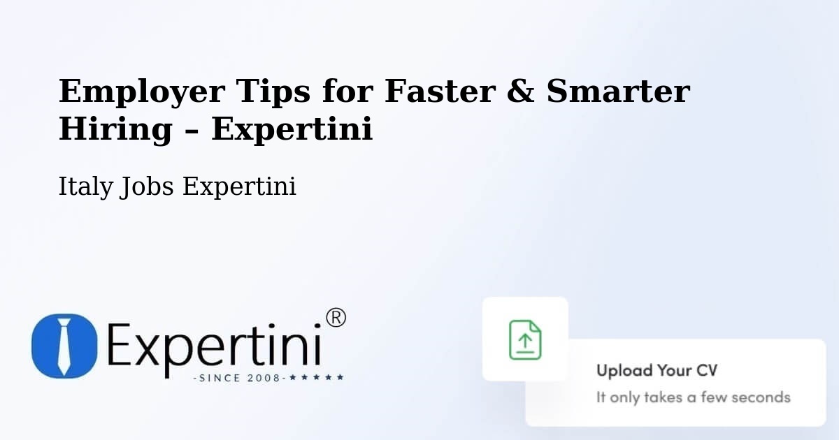 Employer Tips for Hiring & Recruitment – Torretta - Torretta, Italy Jobs Expertini