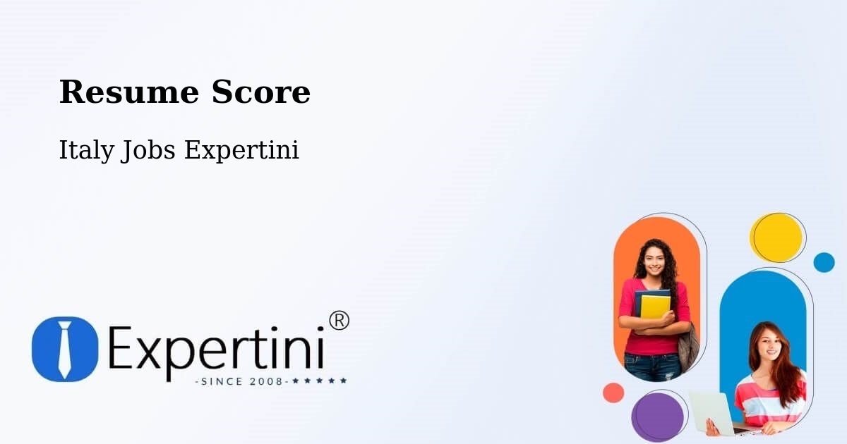 Resume Score & Job Description Match Tool – Torretta - Italy Jobs Expertini